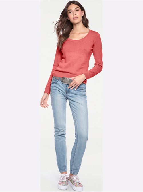 Pull Encolure Ronde Basique Et Facile à Associer, Coloris Tendance - Taille Standard - helline - Kiabi