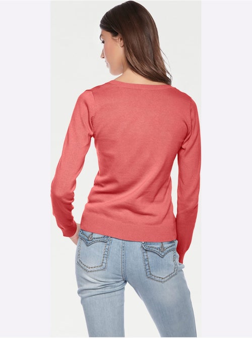 Pull Encolure Ronde Basique Et Facile à Associer, Coloris Tendance - Taille Standard - helline - Kiabi