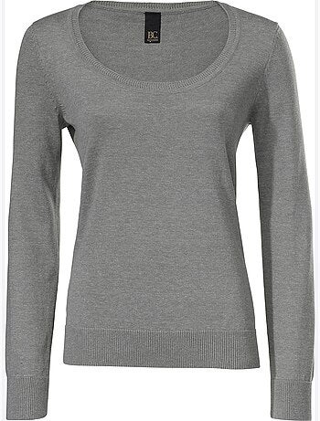 Pull Encolure Ronde Basique Et Facile à Associer, Coloris Tendance - Taille Standard - helline