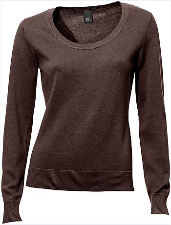 Pull Encolure Ronde Basique Et Facile à Associer, Coloris Tendance - Taille Standard - helline