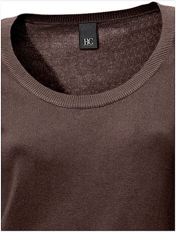 Pull Encolure Ronde Basique Et Facile à Associer, Coloris Tendance - Taille Standard - helline