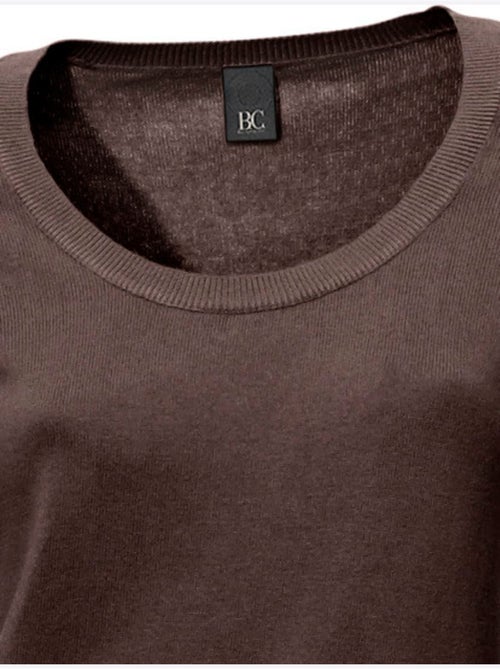 Pull Encolure Ronde Basique Et Facile à Associer, Coloris Tendance - Taille Standard - Helline - Kiabi