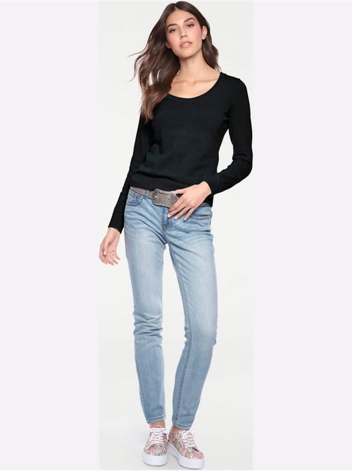 Pull Encolure Ronde Basique Et Facile à Associer, Coloris Tendance - Taille Standard - helline - Kiabi