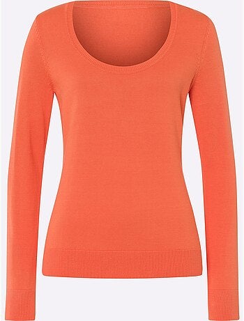 Pull Encolure Ronde Basique Et Facile à Associer, Coloris Tendance - Taille Standard - helline