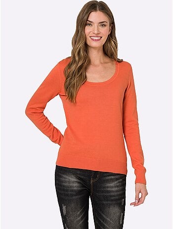 Pull Encolure Ronde Basique Et Facile à Associer, Coloris Tendance - Taille Standard - helline