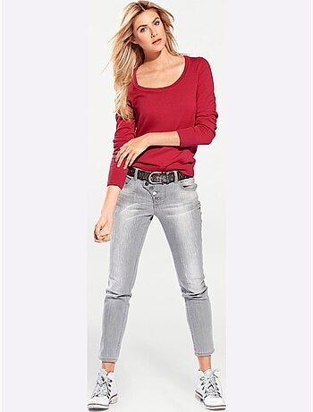 Pull Encolure Ronde Basique Et Facile à Associer, Coloris Tendance - Taille Standard - helline