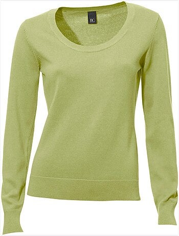 Pull Encolure Ronde Basique Et Facile à Associer, Coloris Tendance - Taille Standard - helline