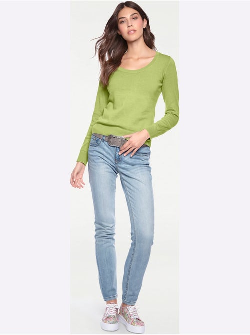 Pull Encolure Ronde Basique Et Facile à Associer, Coloris Tendance - Taille Standard - helline - Kiabi