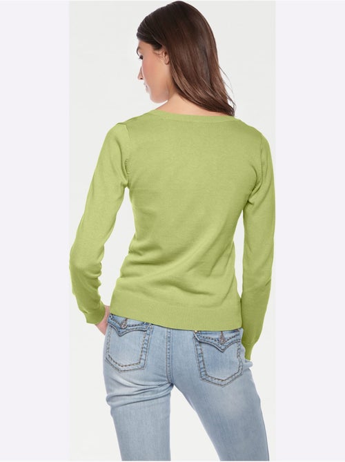 Pull Encolure Ronde Basique Et Facile à Associer, Coloris Tendance - Taille Standard - helline - Kiabi