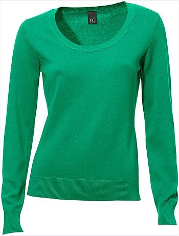 Pull Encolure Ronde Basique Et Facile à Associer, Coloris Tendance - Taille Standard - helline