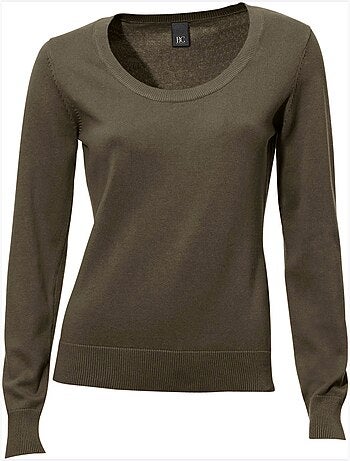 Pull Encolure Ronde Basique Et Facile à Associer, Coloris Tendance - Taille Standard - helline