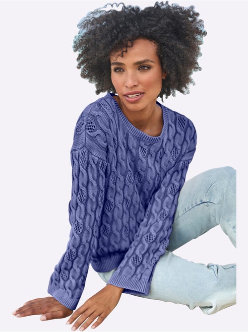 Pull Encolure Ronde Délavé Tendance - Taille Standard - helline - Kiabi