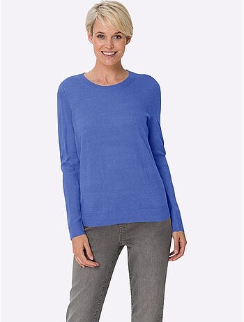 Pull Encolure Ronde Doux Comme Du Cachemire - Taille Standard - Moda Vilona