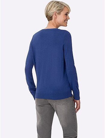 Pull Encolure Ronde Doux Comme Du Cachemire - Taille Standard - Moda Vilona