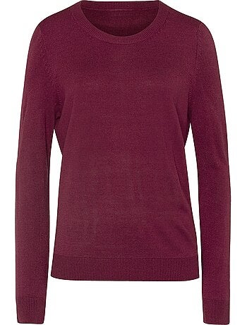Pull Encolure Ronde Doux Comme Du Cachemire - Taille Standard - Moda Vilona