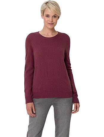 Pull Encolure Ronde Doux Comme Du Cachemire - Taille Standard - Moda Vilona