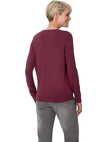 Pull Encolure Ronde Doux Comme Du Cachemire - Taille Standard - Moda Vilona