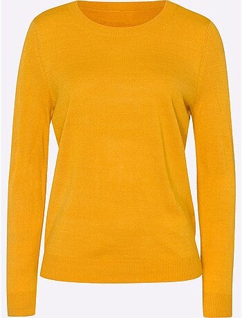 Pull Encolure Ronde Doux Comme Du Cachemire - Taille Standard - Moda Vilona