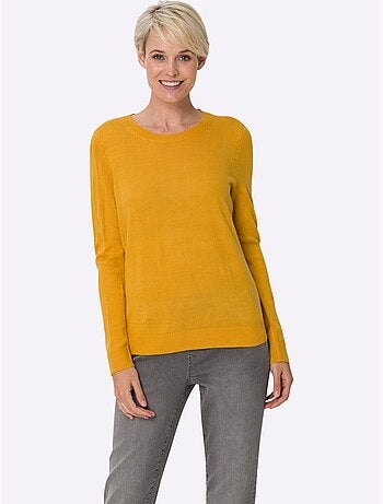 Pull Encolure Ronde Doux Comme Du Cachemire - Taille Standard - Moda Vilona