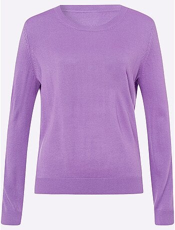 Pull Encolure Ronde Doux Comme Du Cachemire - Taille Standard - Moda Vilona