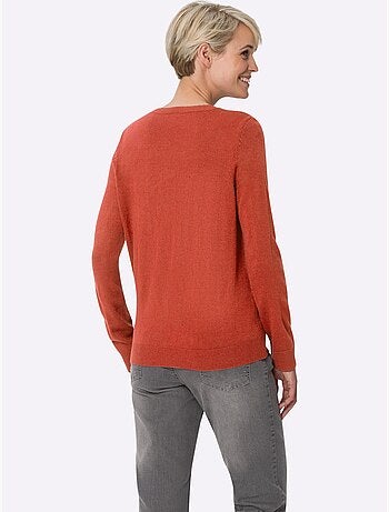 Pull Encolure Ronde Doux Comme Du Cachemire - Taille Standard - Moda Vilona