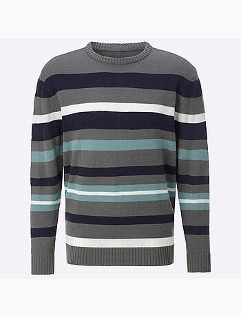 Pull encolure ronde fabriqué à partir de matériaux recyclés - taille standard - moda vilona