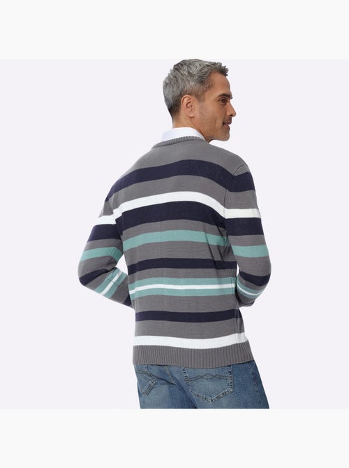 Pull encolure ronde fabriqué à partir de matériaux recyclés - taille standard - moda vilona - Kiabi
