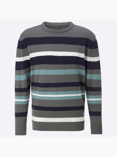 Pull encolure ronde fabriqué à partir de matériaux recyclés - taille standard - moda vilona - Kiabi
