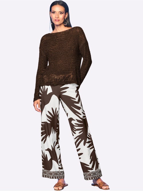 Pull Encolure Ronde Joli Fil Fantaisie - Taille Standard - Helline - Kiabi