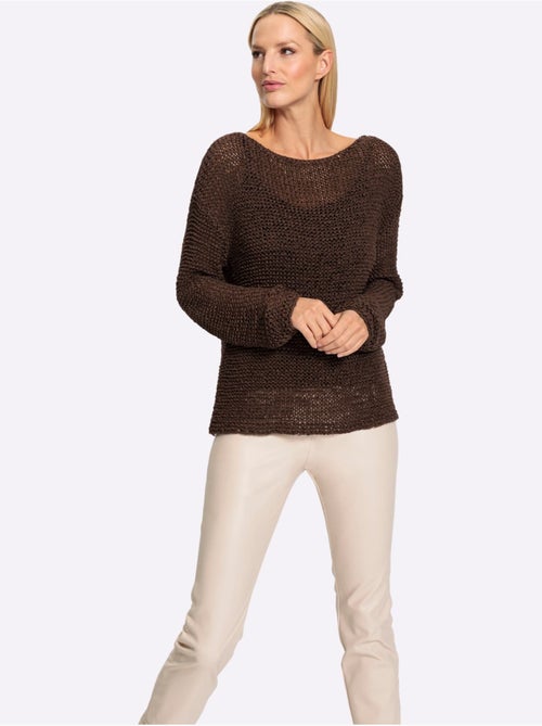 Pull Encolure Ronde Joli Fil Fantaisie - Taille Standard - Helline - Kiabi