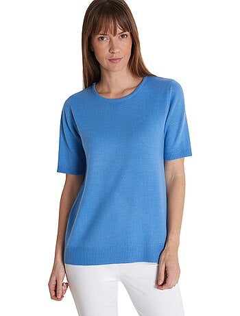 Pull encolure ronde manches courtes - DAXON