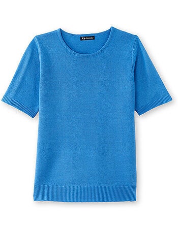 Pull encolure ronde manches courtes - DAXON
