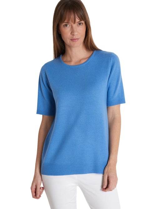 Pull encolure ronde manches courtes - DAXON - Kiabi