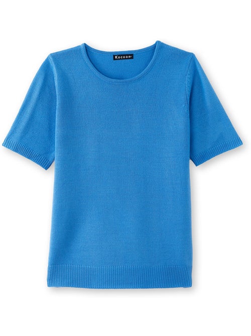 Pull encolure ronde manches courtes - DAXON - Kiabi