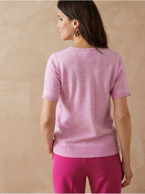 Pull encolure ronde manches courtes - DAXON - Kiabi