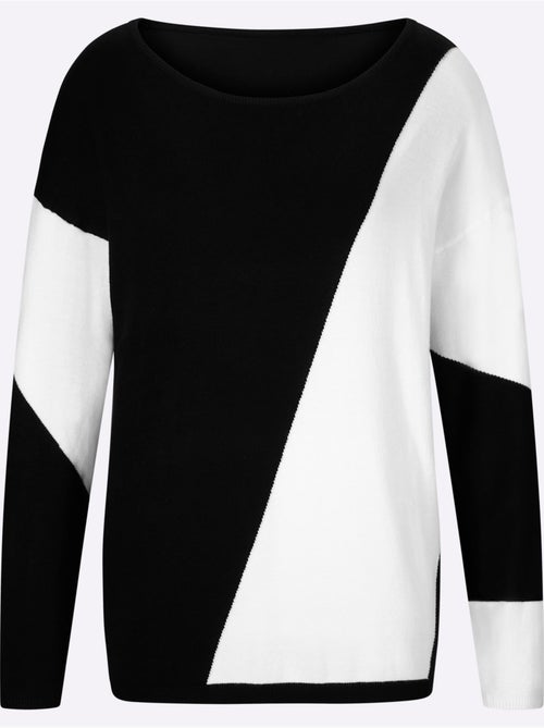 Pull Encolure Ronde Motif Graphique - Taille Standard - Helline - Kiabi Pull Encolure Ronde Motif Graphique - Taille Standard - Helline - Kiabi