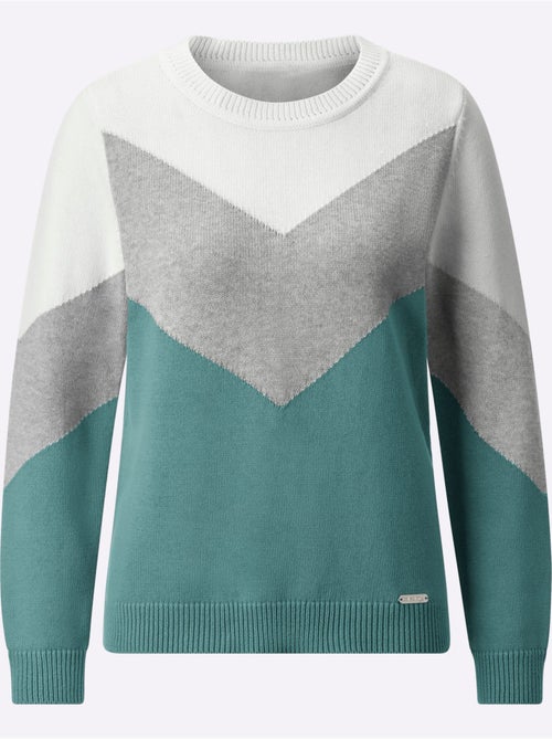 Pull Encolure Ronde Pur Coton - Taille Standard - Witt - Kiabi