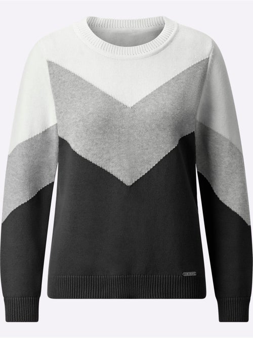Pull Encolure Ronde Pur Coton - Taille Standard - Witt - Kiabi