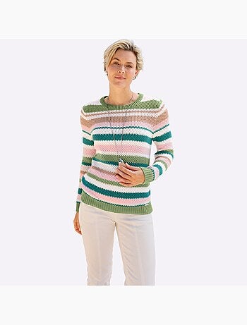 Pull Encolure Ronde Pur Coton - Taille Standard - Witt