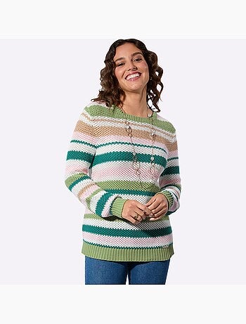 Pull Encolure Ronde Pur Coton - Taille Standard - Witt
