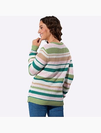 Pull Encolure Ronde Pur Coton - Taille Standard - Witt