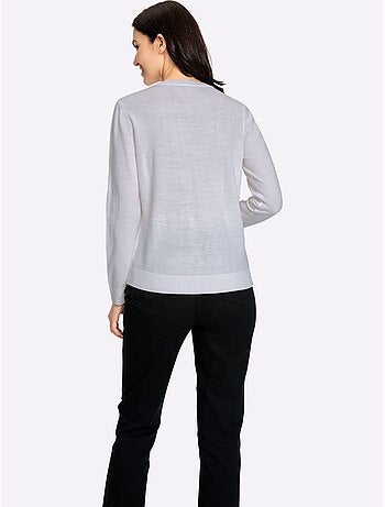 Pull Encolure Ronde Qualité Tricot Fin - Taille Standard - Witt