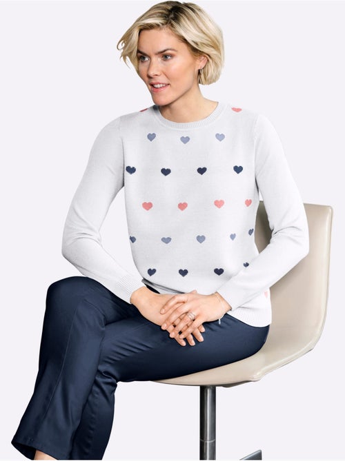 Pull Encolure Ronde Qualité Tricot Fin - Taille Standard - Witt - Kiabi