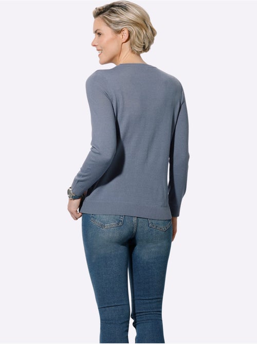 Pull Encolure Ronde Qualité Tricot Fin - Taille Standard - Witt - Kiabi Pull Encolure Ronde Qualité Tricot Fin - Taille Standard - Witt - Kiabi