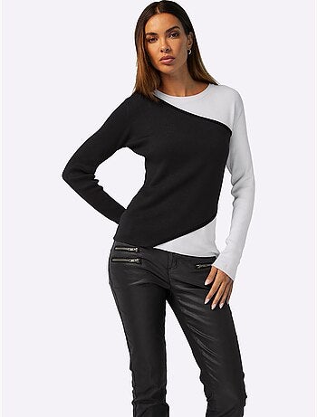 Pull Encolure Ronde Qualité Viscose Douce - Taille Standard - Helline
