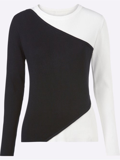Pull Encolure Ronde Qualité Viscose Douce - Taille Standard - helline - Kiabi