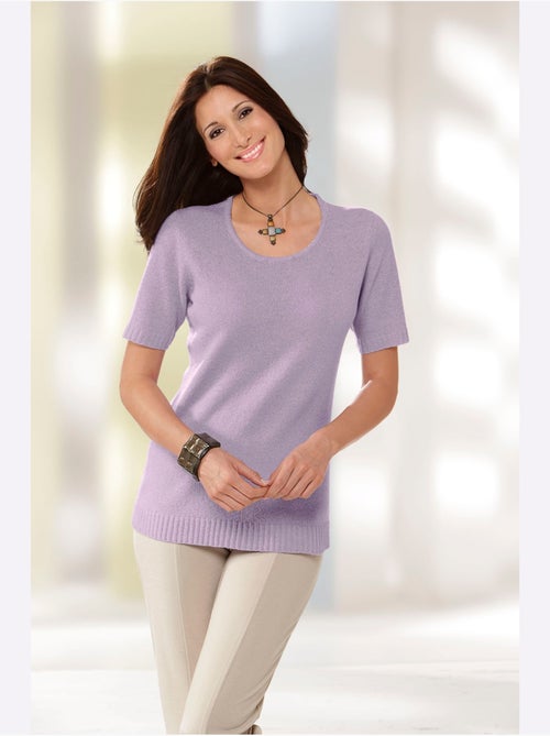 Pull encolure ronde superbe bouclé - taille standard - witt - Kiabi