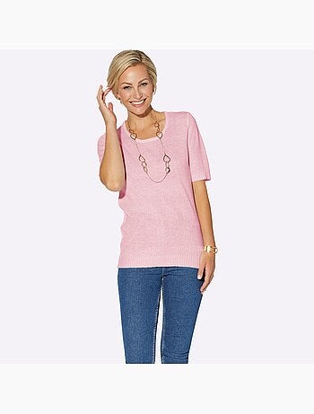 Pull encolure ronde superbe bouclé - taille standard - witt