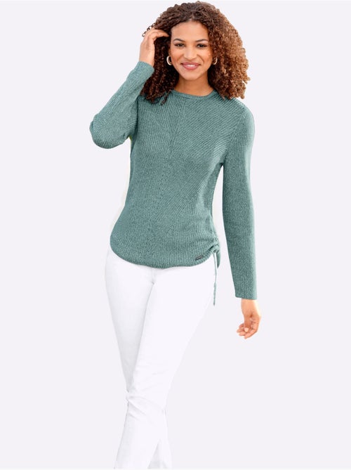 Pull encolure ronde tricot chiné - taille standard - witt - Kiabi Pull encolure ronde tricot chiné - taille standard - witt - Kiabi
