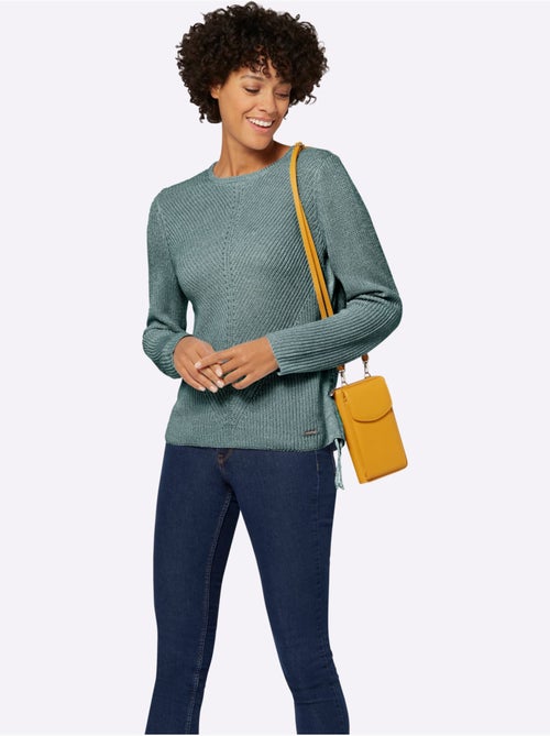 Pull encolure ronde tricot chiné - taille standard - witt - Kiabi Pull encolure ronde tricot chiné - taille standard - witt - Kiabi